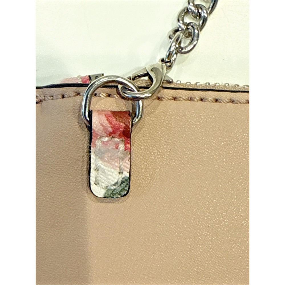 GUESS Floral Pattern Chain Pouch Long Wallet - Picture 5 of 16